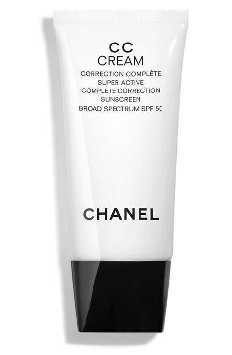 cc cream correction complete spf 50 chanel|Chanel sunscreen spf 50.